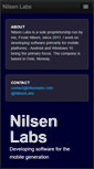 Mobile Screenshot of nilsenlabs.com